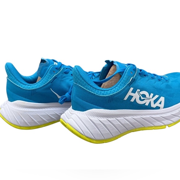 NWT Hoka Carbon X Women's Blue and White Running Shoes Size 38 - Picture 5 of 6